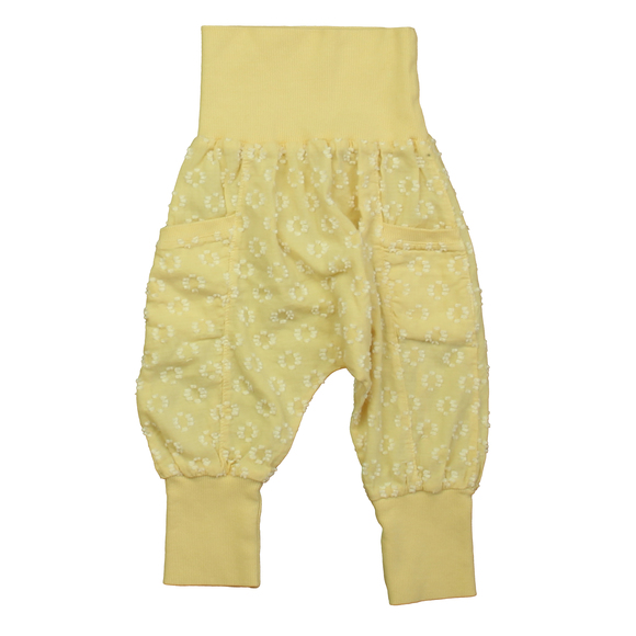 1 + In the Family Girls Yellow | White Leggings size: 9 Months - Picture 1 of 2